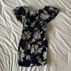 Colorful Floral Maternity Dress